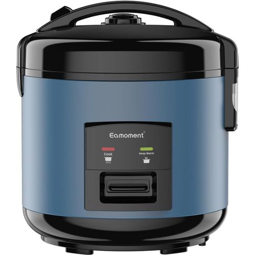 KALTD-1 L|Cuiseur À Riz Et Cuiseur Vapeur 400 W (1 L À 5 Tasses) Pour 1 À 5 Personnes Cuisson Rapide Sans Brûler Revêtement Antiadhésif Amovible,Cuillère À Riz Et Gobelet Doseur,Bleu