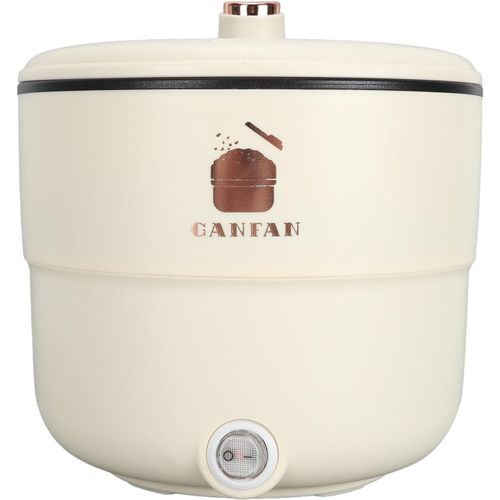 Cuiseur à Riz électrique, Multifonction 1,8 L Double Couche Anti-brûlure et Antiadhésive pour Nouilles, Soupe, Ragoût, Cuisson à la Vapeur (Prise UE)