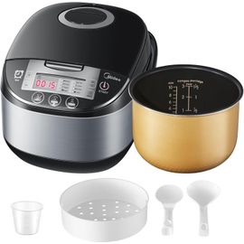 SUBZONAL-Midea Multicuiseur avec 11 Programmes, Cuiseur de Riz 5L pour 10 Personnes, Cuisson Lente, Vapeur, Pot Intérieur Haut de Gamme, Maintien au Chaud et Minuteur