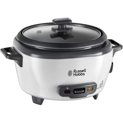 27030 Cuiseur À Riz Moyen,Métal,300 W,1,2 Kg,Blanc