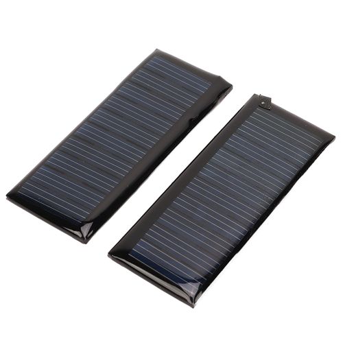 2 PièCes 45ma 5v Mini Panneaux Solaires 3.7v Taux De Conversion éLevé éConomie D'éNergie Cellules Solaires Polycristallines Efficaces