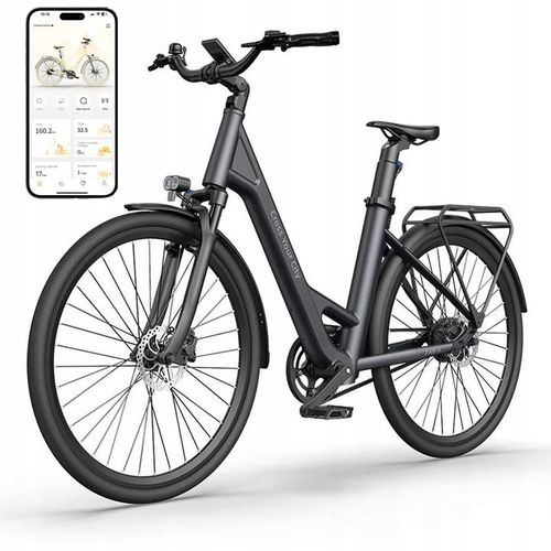 Vélo Électrique Ado Air 28 250w 36 V/9,6 Ah 25 Km/H Autonomie Maximale 100 Km 28*18'' Hydraulique +App - Noir