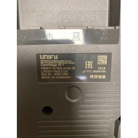 Unify OpenStage 40T - Téléphone numérique - lava