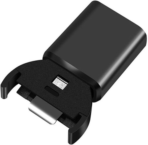 Chargeur de batterie lithium-ion efficace pour piles bouton comme LIRDesign compact et facile à transporter (noir)