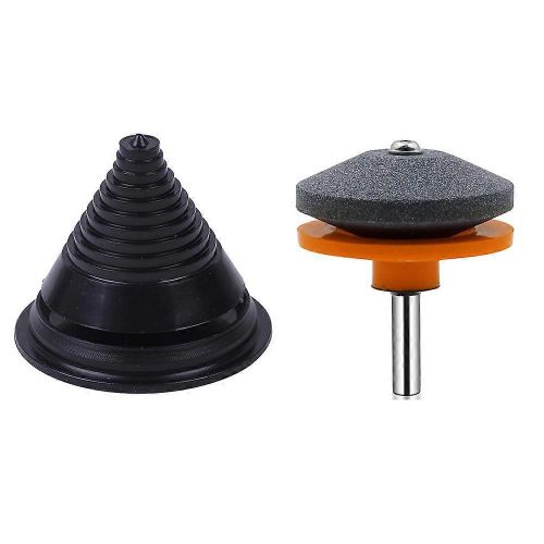Équilibreur de lame de tondeuse à gazon Kit d'équilibrage de lame en métal de haute dureté usiné avec précision pour tondeuse à gazon orange