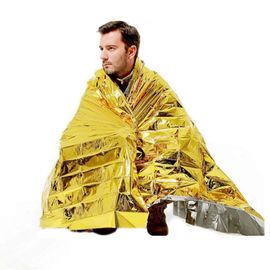 3pcs Couvertures d'urgence Couverture thermique en feuille Couverture de premiers secours réfléchissante de survie Couverture de sauvetage en plein air