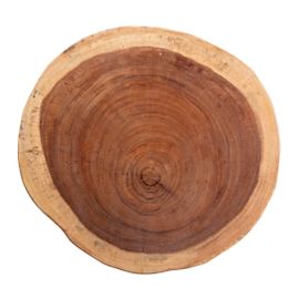 Table Basse En Bois Beige Ø 70 Cm