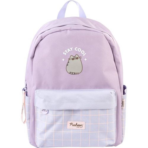 KALANKA-- Sac à Dos Pusheen Violet | 20x29x42 cm | Sac à dos primaire, collège et lycée