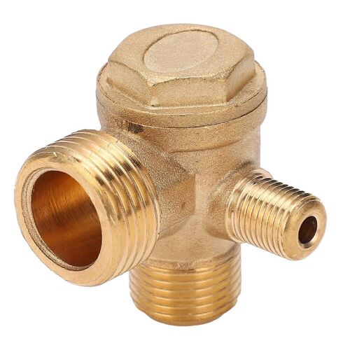Clapet anti-retour en laiton Matériau 1 ? Connexion filetée Accessoires de pompe à air 1/2x3/8x10