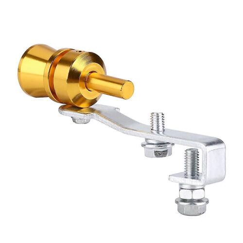 Voiture Dorée Turbo Son Échappement Sifflet Silencieux Auto Blow Off Valve Simulator M
