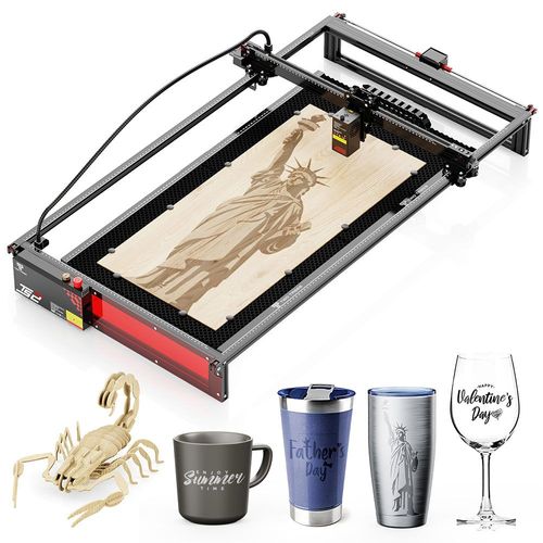 Graveur laser TWO TREES TS2-20 Max 20W, vitesse de 6 000 mm/min, précision de 0,01 mm, contrôle par application, 450 x 900 mm