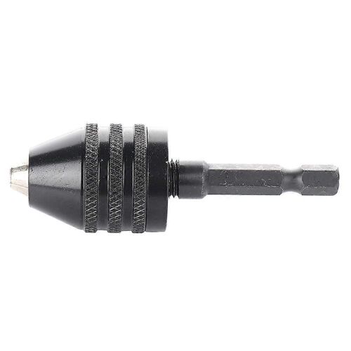 Adaptateur de mandrin 0,3 à 6,5 mm Facile à utiliser Adaptateur de foret durable sans clé pour tournevis
