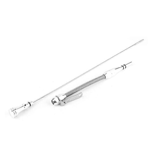 Stainless Steel Flexible Engine Oil Dipstick Accessory Fit For Ford 260 289 302 Sb