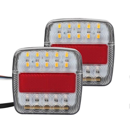 12v Led Feux Arrière Stop Frein Clignotant Faible Consommation D'énergie Lampe Arrière De Camion Étanche