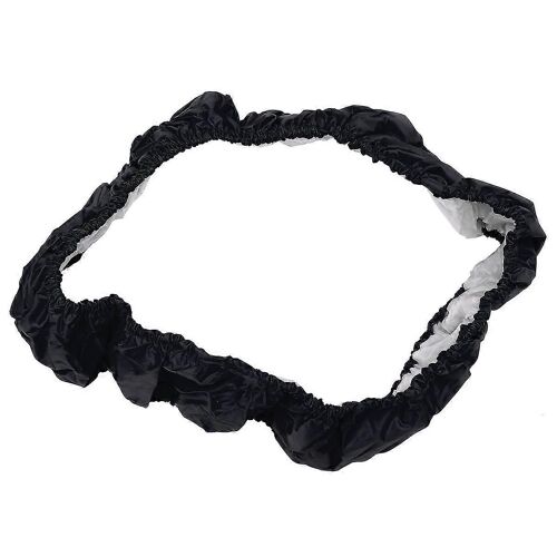 1 pc 38 pouces Trampoline éponge Housse de sécurité ronde Trampoline Protecteur Housse Remplacement Trampoline Accessoires Noir (diamètre 96cm)