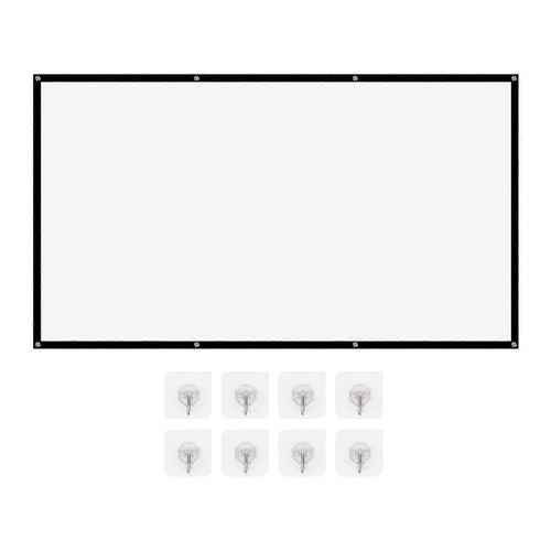 Écran de projection pliable et portable de 100 pouces,HD,souple et transparent,pour l'extérieur et l'intérieur