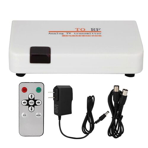 Boîtier d'adaptateur de convertisseur coaxial HDMI vers RF 480I / 480P / 576I / 576P / 720P / 720I / 1080I / 1080P (100-240V)US