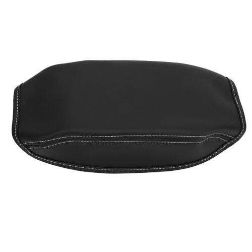 Couvercle De Console Centrale Noir Support D'accoudoir En Superfibre Coudière De Remplacement Pour Subaru Forester 2019 À 2023 Noir Peau Gris Ligne
