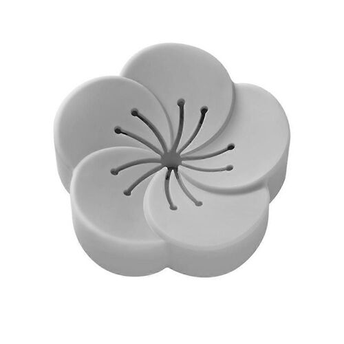 Pâte De Désodorisant De Voiture Portable Avec Boîte D'aromathérapie De Type Pétale (Gris)