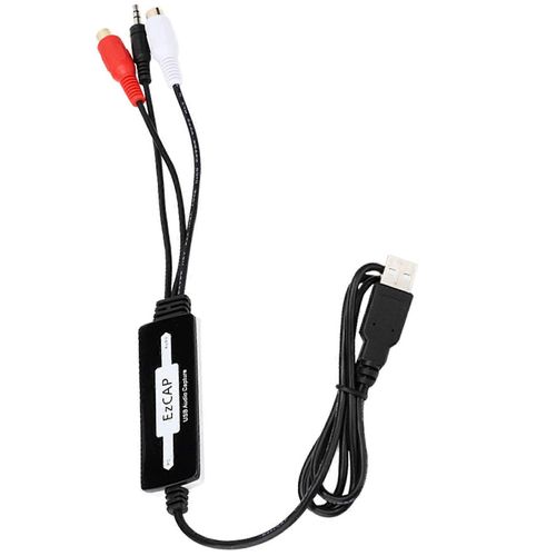 Carte d'acquisition audio USB Carte d'acquisition stéréo de haute qualité avec interface audio 3,5 mm