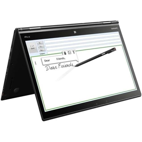 ChenQuanSarl-Thinkpad X1 Yoga Gen 1, Ordinateur Portable 2 En 1 À Écran Tactile Fhd De 14 Pouces, Intel Core I7-6600U, 16 Go De Ram, 256 Go Ssd, Stylet, Webcam, Windows 11 Pro (Renouvelé)
