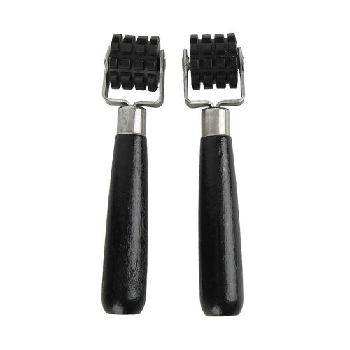Paire De Rouleaux D'insonorisation D'audio De Voiture Roue Noire Ergonomique Pour Tapis D'abattement De Chaleur Papier Peint
