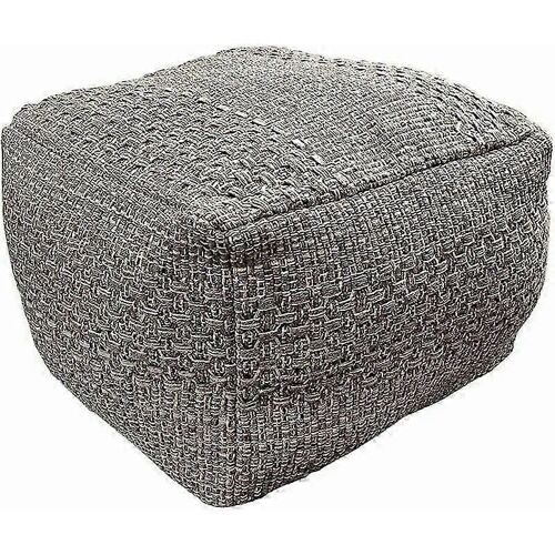 Housse de pouf,pouf non rembourr,tiss la main,tabouret de pied en coton tricot doux,repose-pieds en lin,coussin de sol carr,pouf non rempli pou