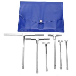 6 pièces de jauge de diamètre intérieur réglable TShaped Set pour des mesures intérieures rapides des trous