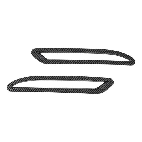 2pcs Arrière Brouillard Feu Garniture Couverture Gauche Droite Cadre Décoratif Remplacement Pour Benz A ? Classe W177 V177 Berline 2018 Et Plus Style En Fibre De Carbone