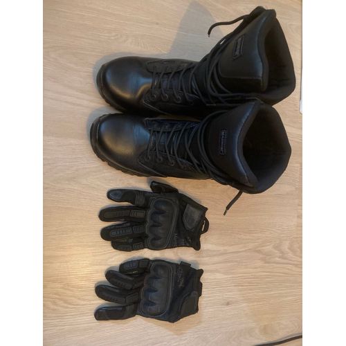 Gants Mechanix Wear T/S Breacher Taille M & Magnum Viper Pro 8.0 Cuir Noir Taille 9 (43)