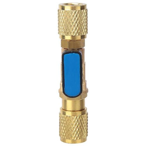 Adaptateur de vanne à bille de réfrigération en laiton Connecteur de vanne à bille de réfrigérant G1/4 ''
