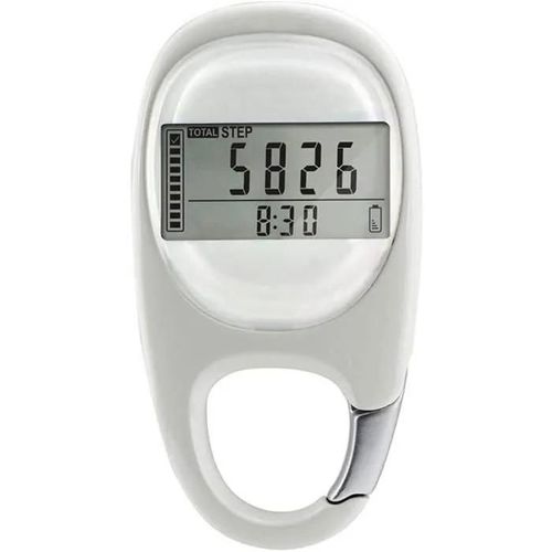 Podomètre 3d Avec Clip, Compteur De Pas Portable, Suivi Précis Des Pas, Temps D\'activité 7 Jours De Mémoire