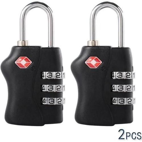 XCSOURCE® 2PCS TSA Cadenas avec code Cadenas à combinaison pour valise sac bagage HS206