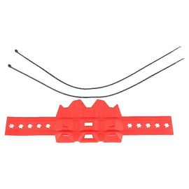 Protection Universelle Pour Pot D'échappement De Moto,Protection Anti-Chaleur,Rouge