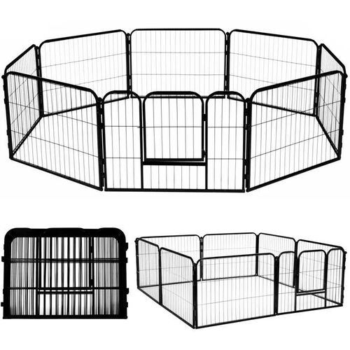 Springos® Enclos Pour Petits Animaux Pliable ¿ 8 Panneaux ¿ Hauteur 60 Cm