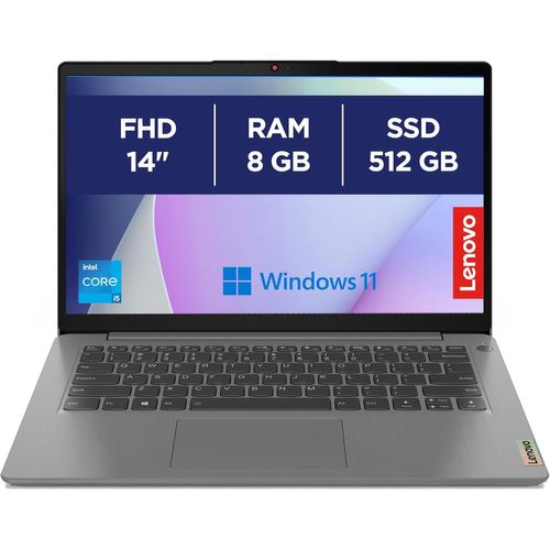 ChenQuanSarl-Ideapad 3 14Itl6 - Ordinateur Portable 14'' Fhd (Intel Core I5-1155G7, Ram 8Go, 512Gb Ssd, Iris Xe Graphics, Windows 11 Home) Clavier Azerty Français - Gris