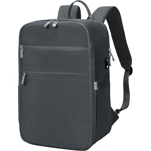 Tianyi-Baggage Cabine 40x20x25 Pour Ryanair Sac À Dos Voyage Cabine Avion Bagages Cabine Le Siège Bagages Sac Antivol Sac Humide Femme Homme (Gris Foncé)