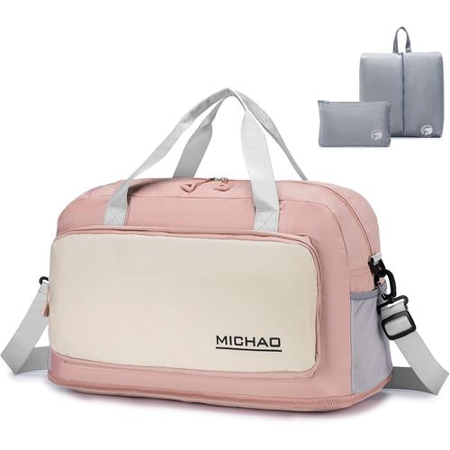Tianyi-Bagage Cabine 55x40x23 Pour Avion Tui Lufthansa Airways Bagage A Main 50l Grand Sacs De Voyage Imperméable Sac À Dos De Weekend Hommes Femmes Pour Pliable Sport, Fitness, Polochon Rose