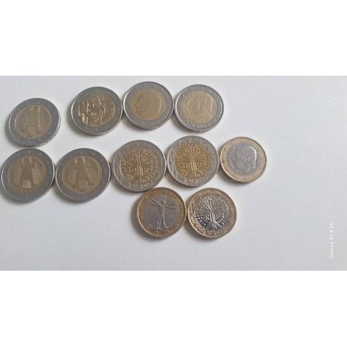 Pièce 2€ Et 1€ Rares