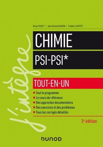Chimie Tout-En-Un Psi-Psi*
