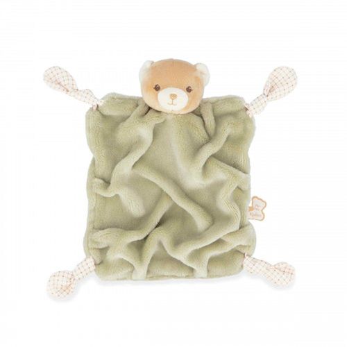 Doudou Plat Ours Vert 24 Cm - Kaloo