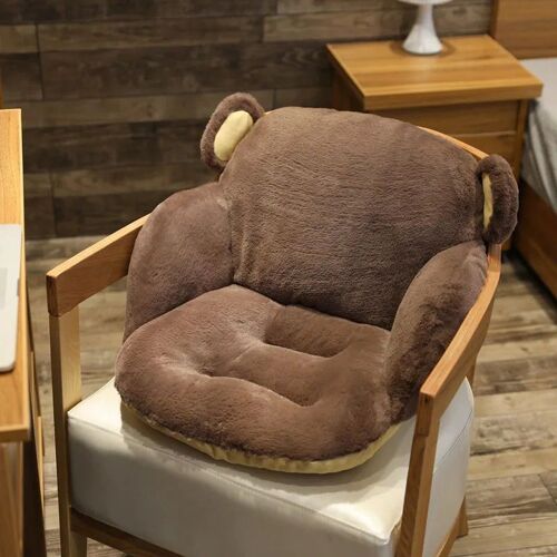 Coussin En Peluche Avec Oreilles D'Ours