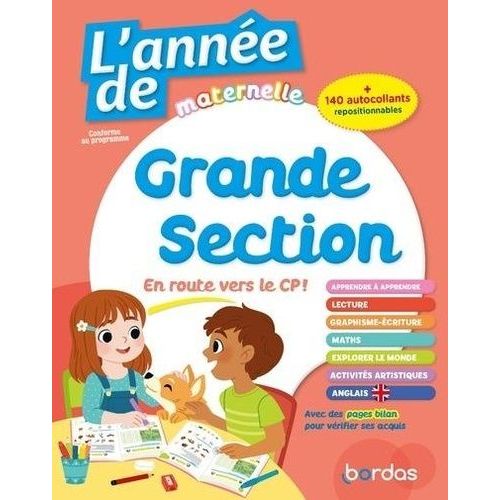 L'année De Grande Section - Avec 140 Autocollants Repositionnables