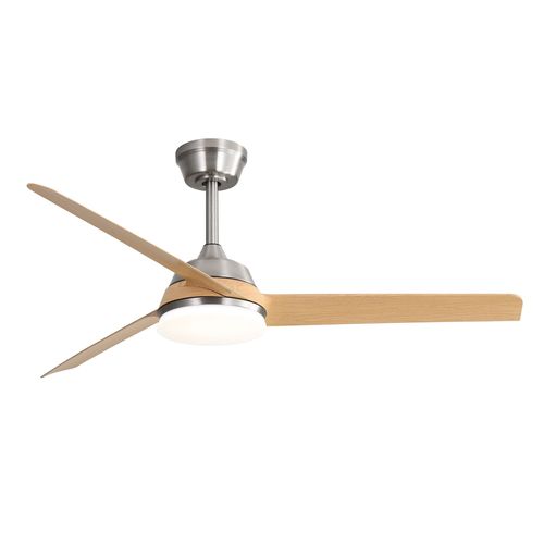 Ventilateur de Plafond, Sofucor, Ventilateur de Plafond avec Lumière, Télécommande Ventilateur Plafond, Ø132 cm, 6 Vitesses, Silencieux