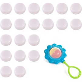 Hochets Jouet Bébé - Boîte Blanche Avec Couineurs En Plastique Transparent, Sound Maker, Squeaker Et Grelot - 20 Pièces