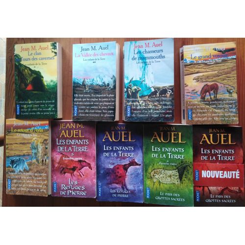 Les Enfants De La Terre De J M Auel 9 Livres Pocket