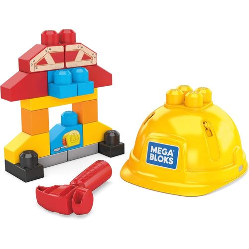 lbgwp60-First Builders Mon P'Tit Kit De Construction, Jeu De Gros Blocs De Construction, 20 Pièces, Jouet Pour Bébé Et Enfant De 2 À 5 Ans, Gnt91