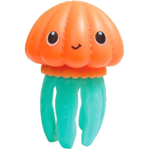 Infantino - Jouet de Bain Lumineux Méduse - pour Améliorer Le Temps de Bain de Bébé - Jouets de Bain Sensoriels - Ambiance Magique - Cadeau pour Bébé - Piles Incluses - pour Bébé de 6 Mois et Plus