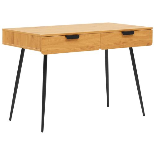 Bureau En Bois 2 Tiroirs Louis