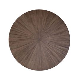 Table À Manger Ronde En Bois De Teck Recyclé, Diamètre 120 Cm